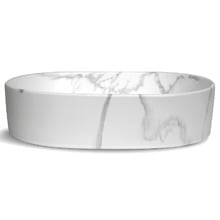 Quay 500mm Ceramic Above Counter Basin